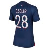 Maillot de Supporter Paris Saint-Germain 2023-24 C. Soler 28 Domicile Pour Femme